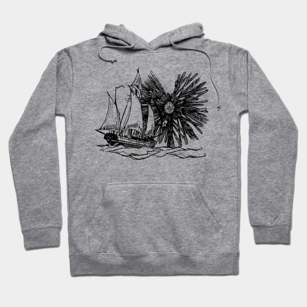 Hunting Sea Monster Hoodie by blackroserelicsshop@gmail.com